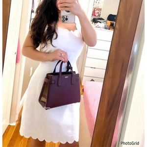 Burberry small red banner satchel / shoulder bag / crossbody bag